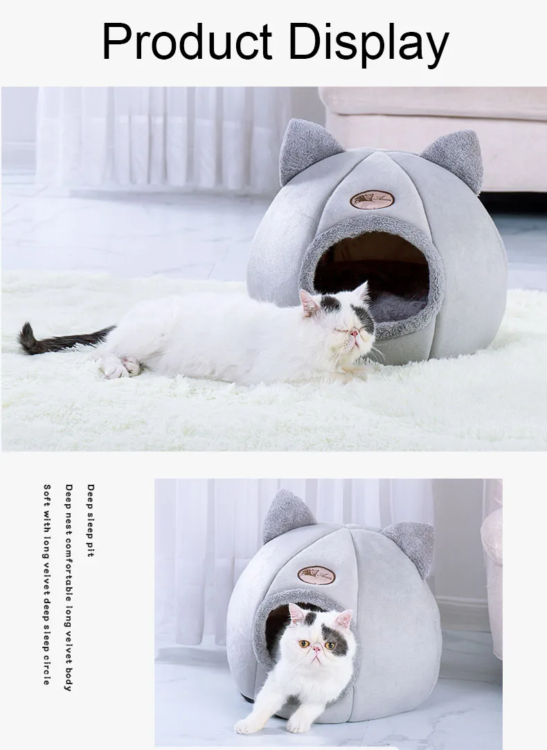 El Descanso Ideal: Cama Ultra Suave Y Acogedora Para Tu Gato