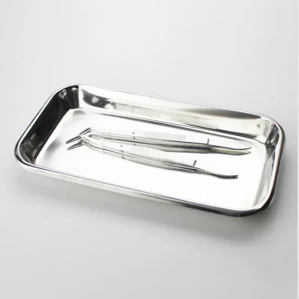 Imagen Informativa: Bandeja De Almacenamiento Cuadrada De Acero Inoxidable | Tiendafiable
