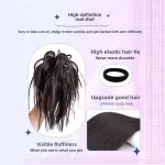 Elegante Moño De Cabello Natural: La Tendencia Perfecta Para Mujeres Con Estilo