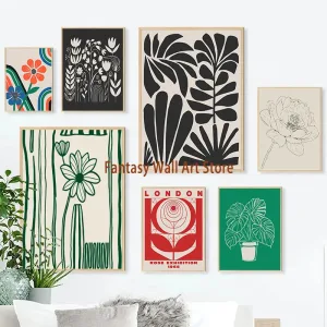 Imagen informativa: Póster de arte floral: Elegancia para tu hogar | Tiendafiable
