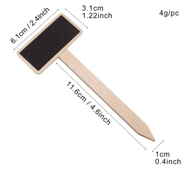 Imagen Informativa: Mini Pizarra De Madera Para Recordatorios | Tiendafiable