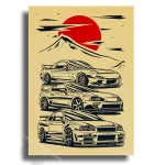Póster De Samurái: Decoración Japonesa Para Tu Hogar