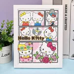 Sanrio-Pintura De Diamante De Hello Kitty