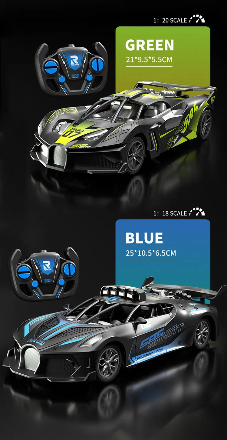 Cautivador Coche De Carreras A Control Remoto