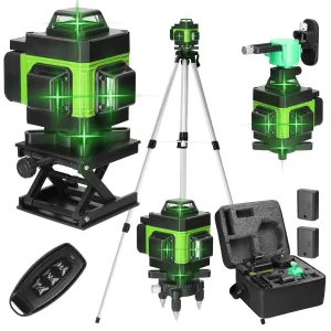 Imagen informativa: Trípode y nivel a láser 16 líneas Autonivelante 360 | Tiendafiable