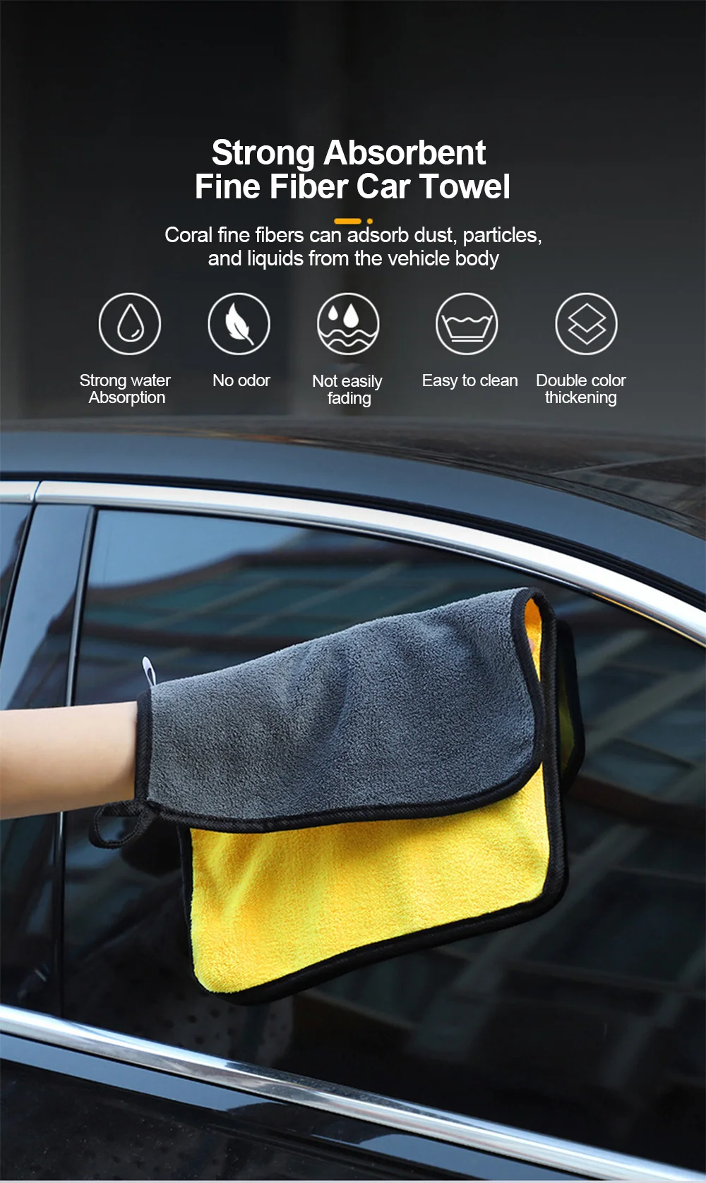 Toalla De Microfibra Súper Absorbente: El Secreto Para Un Coche Impecable