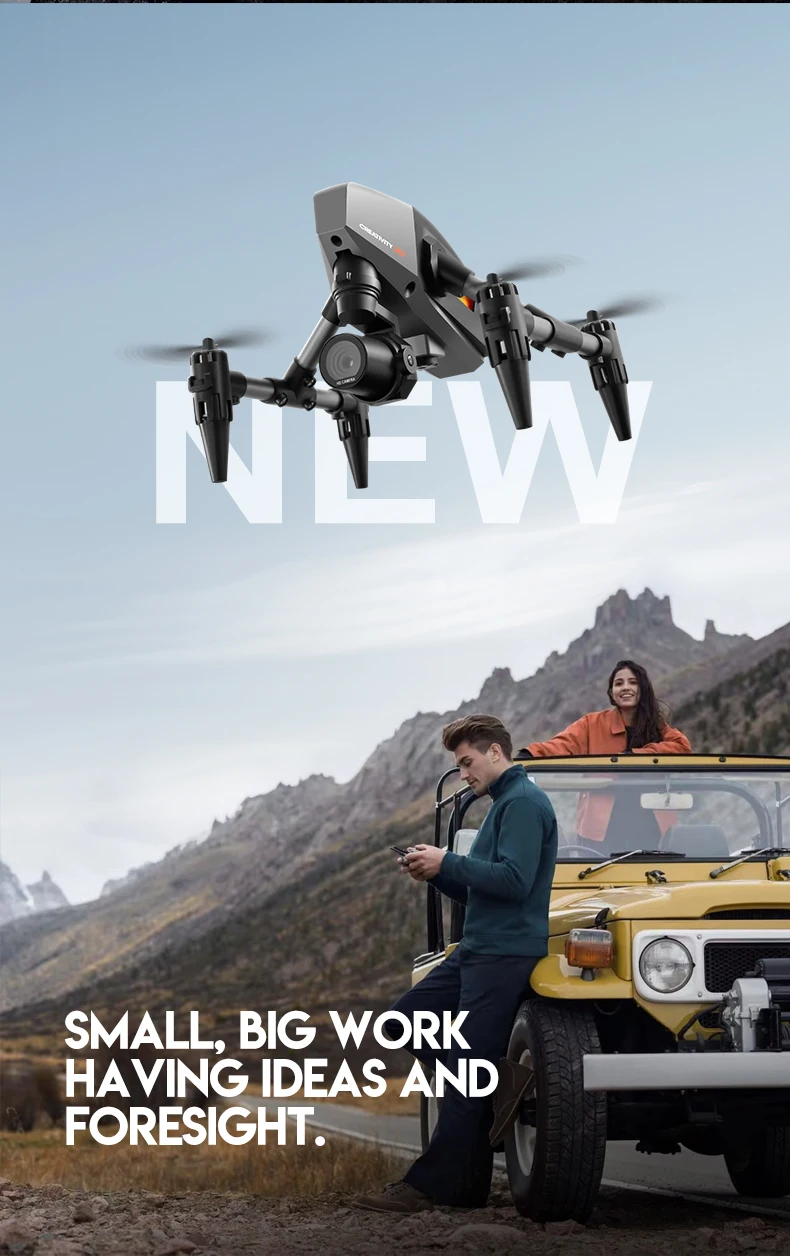 Valioso Mini Dron Profesional Con Cámara Hd