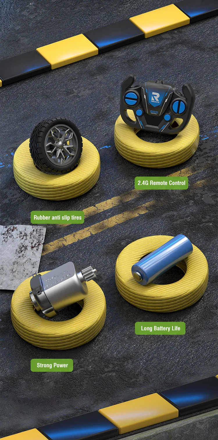 Cautivador Coche De Carreras A Control Remoto
