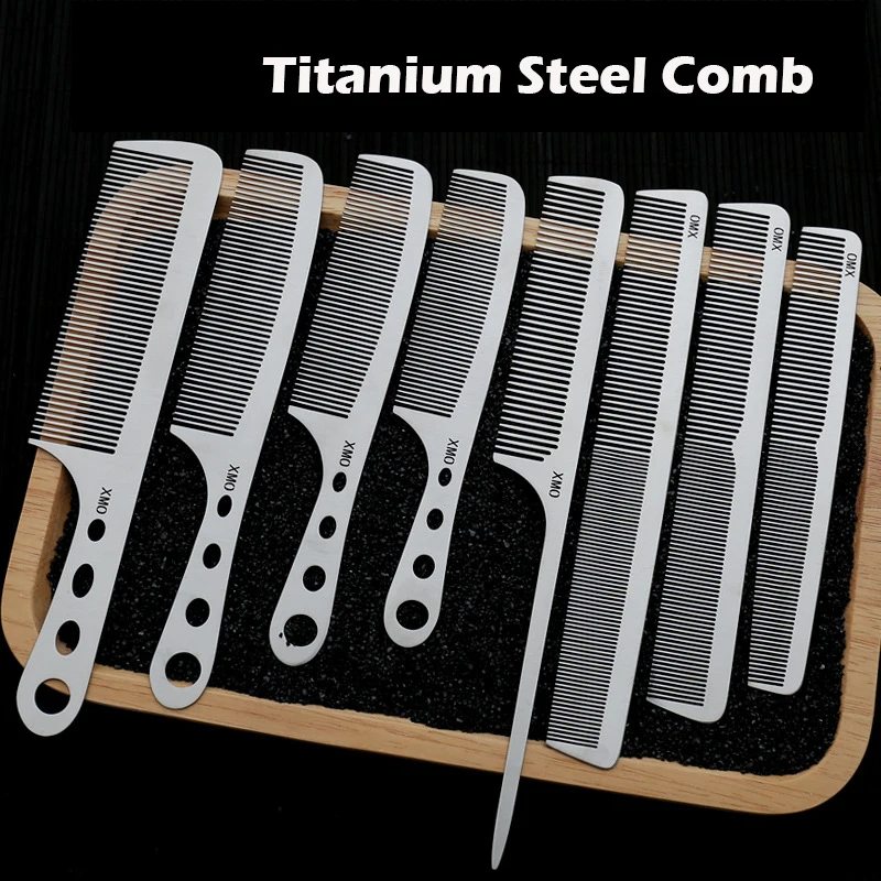 Peine De Acero De Titanio Profesional Esencial Para Cabello